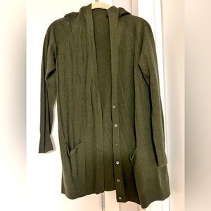 Banana republic green long cardigan